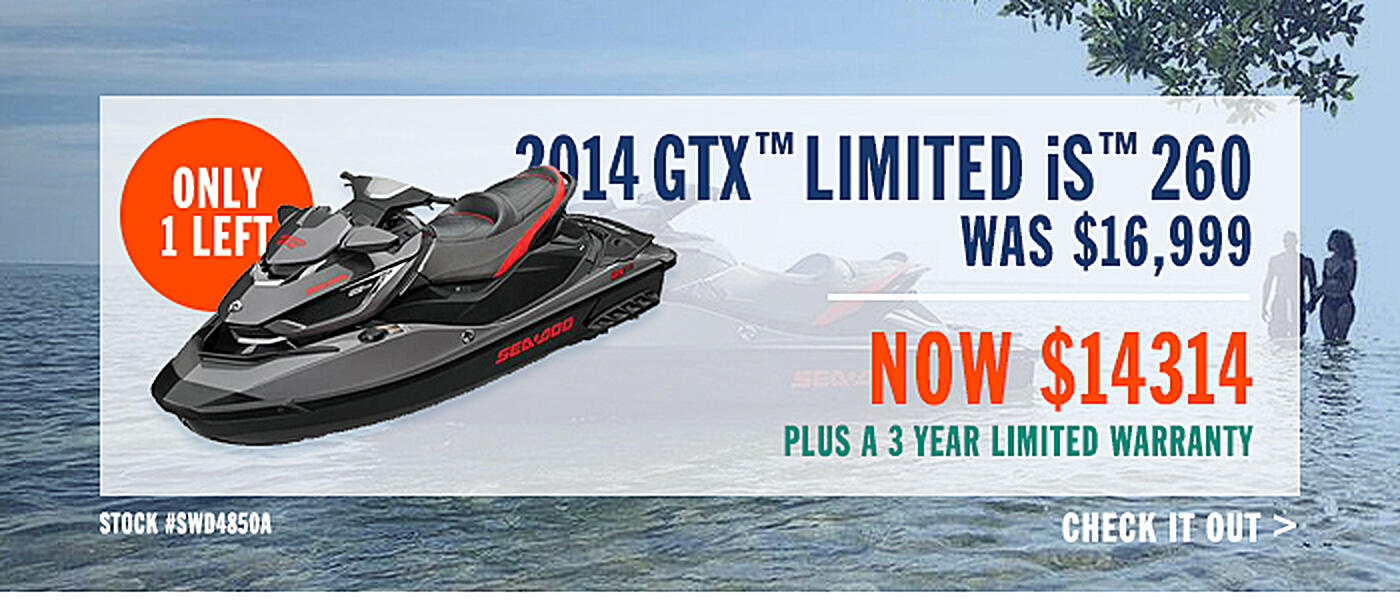 Sea-Doo 2014 GTX Limited IS 260
