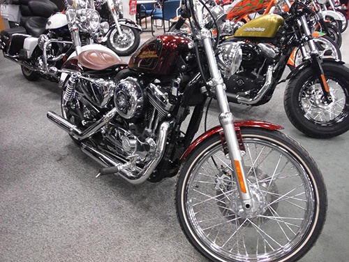 Picture of Red 2012 Harley Davidson Sportster Seventy-Two for Sale at Tousley Motorsports